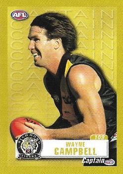 2001 ESP AFL Team & Player Stickers #109 Wayne Campbell Front